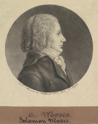 Salamon Mózes alkotó: Charles B. J. Févret de Saint Mémin