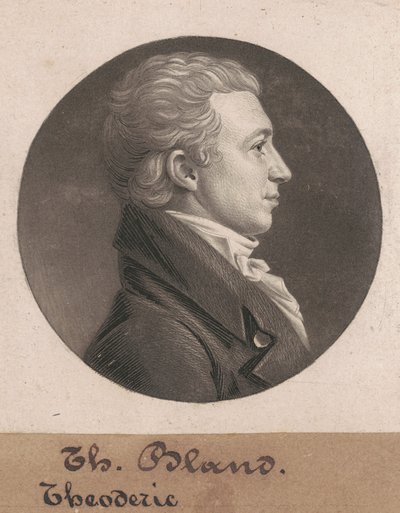 Theodorik Bland alkotó: Charles B. J. Févret de Saint Mémin