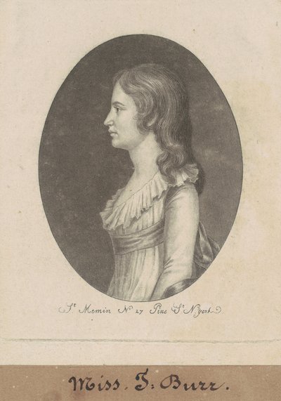 Theodosia Burr alkotó: Charles B. J. Févret de Saint Mémin