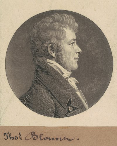 Thomas Blount alkotó: Charles B. J. Févret de Saint Mémin