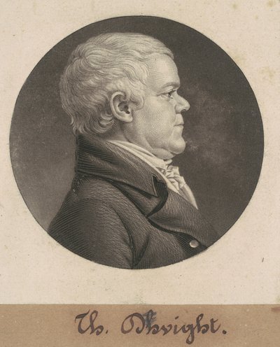 Thomas Dwight alkotó: Charles B. J. Févret de Saint Mémin