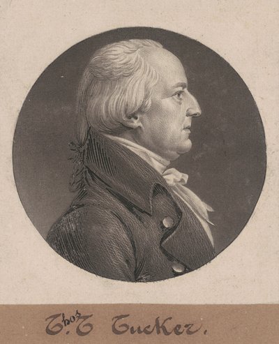 Thomas Tudor Tucker alkotó: Charles B. J. Févret de Saint Mémin