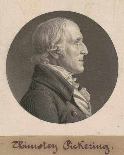 Timothy Pickering alkotó: Charles B. J. Févret de Saint Mémin