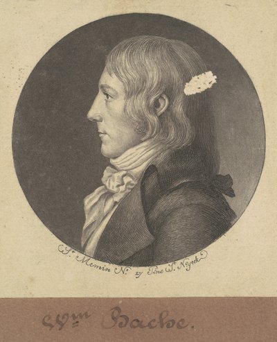 William Bache alkotó: Charles B. J. Févret de Saint Mémin