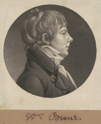 William Brent alkotó: Charles B. J. Févret de Saint Mémin