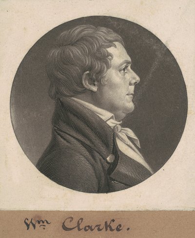 William Clark alkotó: Charles B. J. Févret de Saint Mémin