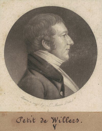 Villerstől alkotó: Charles B. J. Févret de Saint Mémin