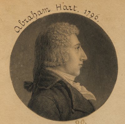Abraham Hart alkotó: Charles Balthazar Julien Févret de Saint-Mémin