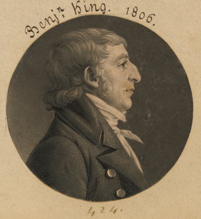 Benjamin King alkotó: Charles Balthazar Julien Févret de Saint-Mémin