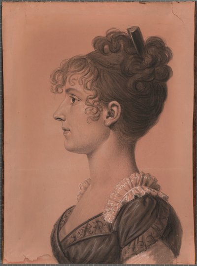 Elizabeth Wirt alkotó: Charles Balthazar Julien Févret de Saint-Mémin