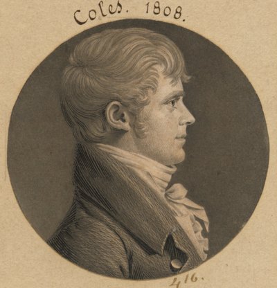 Isaac A. Coles alkotó: Charles Balthazar Julien Févret de Saint-Mémin