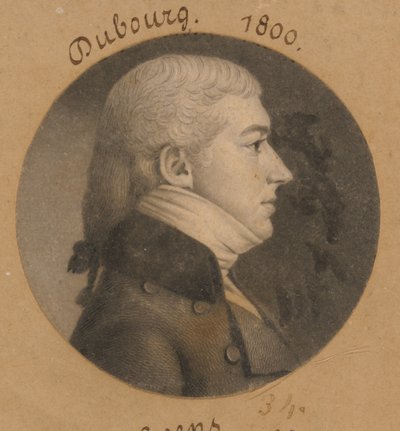 Pierre Francois DuBourg alkotó: Charles Balthazar Julien Févret de Saint-Mémin