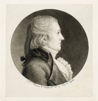 Profilportré, Blake alkotó: Charles Balthazar Julien Févret de Saint-Mémin