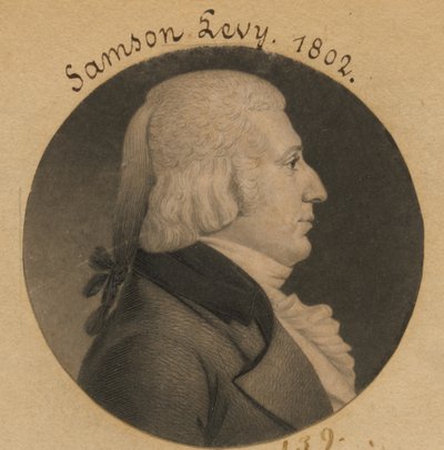 Samson Levy, Jr. alkotó: Charles Balthazar Julien Févret de Saint-Mémin