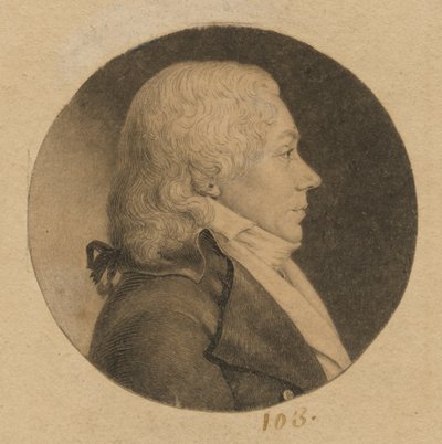Azonosítatlan férfi alkotó: Charles Balthazar Julien Févret de Saint-Mémin