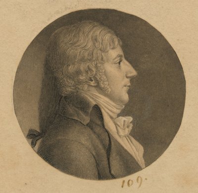 Azonosítatlan férfi alkotó: Charles Balthazar Julien Févret de Saint-Mémin