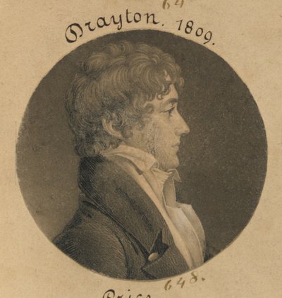 William Drayton alkotó: Charles Balthazar Julien Févret de Saint-Mémin