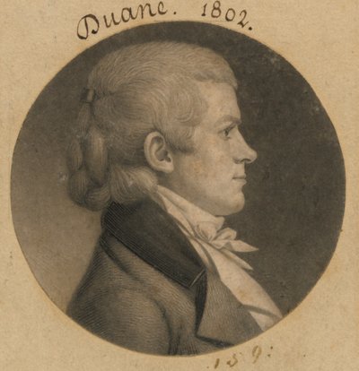 William Duane alkotó: Charles Balthazar Julien Févret de Saint-Mémin