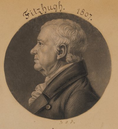 William Fitzhugh alkotó: Charles Balthazar Julien Févret de Saint-Mémin