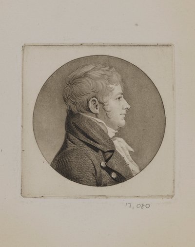 Joseph Hopper Nicholson bíró alkotó: Charles Balthazar Julien Févret de Saint Mémin