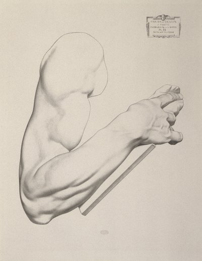 Lenyomat szürke papíron, 1868 alkotó: Charles Bargue