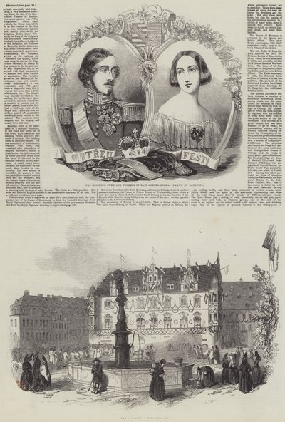 Őfelsége németországi látogatása alkotó: Charles Baugniet