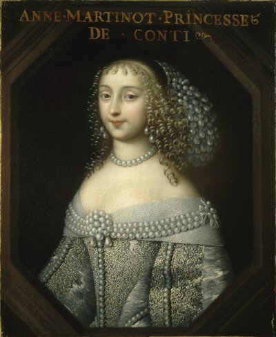 Anne Marie Martinozzi 1637-1672, Conti hercegnője, 1665 körül. alkotó: Charles Beaubrun