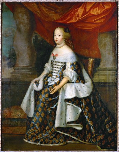 Mária Terézia osztrák királyné, XIV. Lajos felesége ... (festmény, vászon) alkotó: Charles Beaubrun