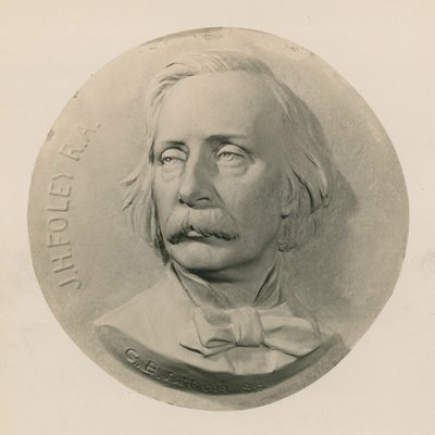 John Henry Foley szobrász domborműves szobra alkotó: Charles Bell Birch