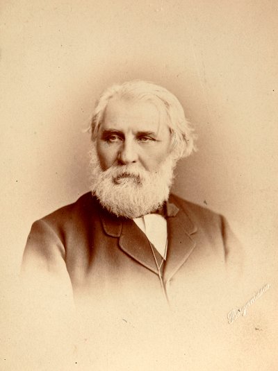 Ivan Turgenyev, orosz író, 19. század vége alkotó: Charles Bergamasco