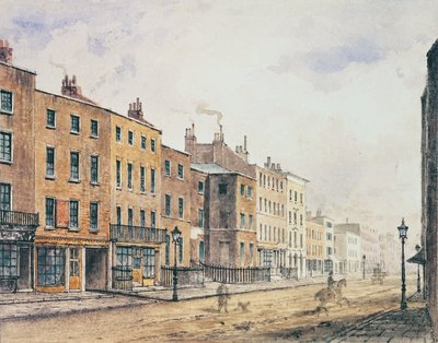 Kilátás a Marylebone High Streetre, 1848 alkotó: Charles Bigot