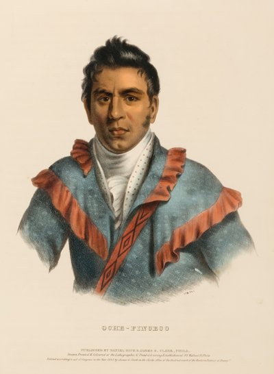 OCHE-FINCECO, az Észak-Amerika indián törzseinek történelméből alkotó: Charles Bird King
