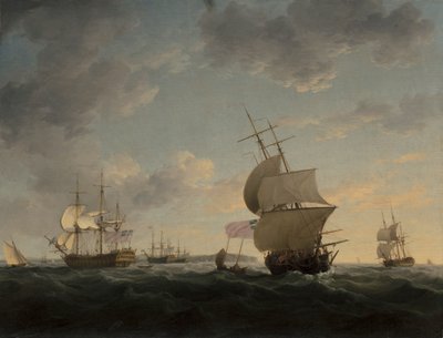 Szállítás a La Manche csatornán alkotó: Charles Brooking