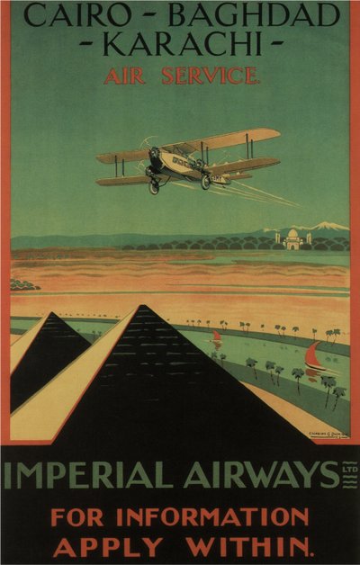 Imperial Airways, 1926 alkotó: Charles C. Dickson