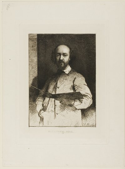 Daubigny portréja alkotó: Charles Chaplin