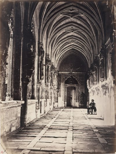 [Királyok Szent János templomának kolostorai, Toledo, Spanyolország], kb. 1858. alkotó: Charles Clifford