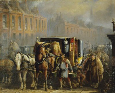 London Cab (olaj, vászon) (a párért lásd: 266153) alkotó: Charles Cooper Henderson