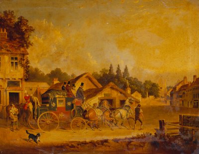 A York érkezése a londoni királyi postához alkotó: Charles Cooper Henderson
