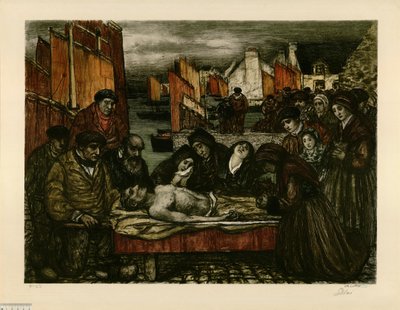 Fájdalom a tenger országában, avagy A tenger áldozatai (c) feladat alkotó: Charles Cottet
