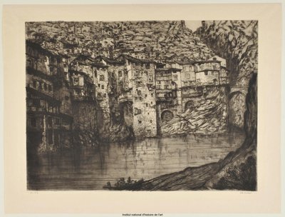 Pont-en-Royans (nagy kép) (a) felvétel alkotó: Charles Cottet