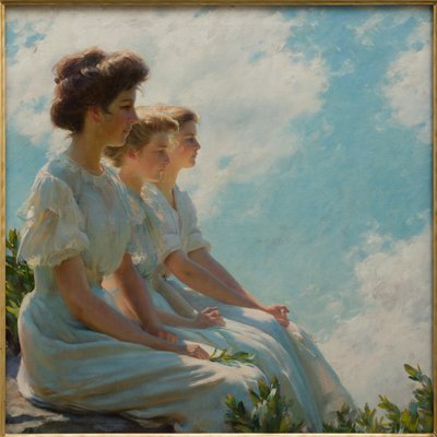 A magaslatokon alkotó: Charles Courtney Curran