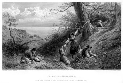 Primrose Gatherers, 1930-as évek. alkotó: Charles Cousen