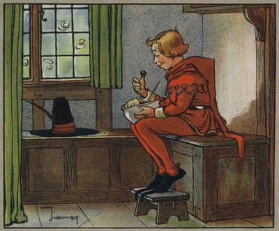 Little Jack Horner (színes litó) alkotó: Charles Crombie