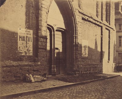 [Predikheevenkerk kapuja, Gent, Belgium], kb. 1858. alkotó: Charles D