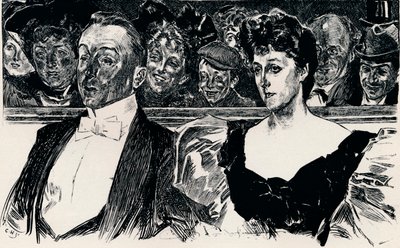 A Színházban, 1876-1898, 1898 alkotó: Charles Dana Gibson