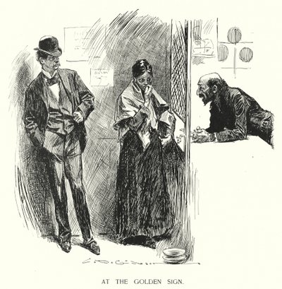 Az arany jelnél (litho) alkotó: Charles Dana Gibson