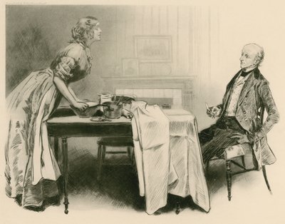 Dick Swiveller és a márciusiasszony alkotó: Charles Dana Gibson