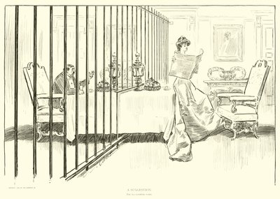 Illusztráció: A társadalmi létra alkotó: Charles Dana Gibson