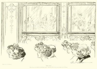 Illusztráció: A társadalmi létra alkotó: Charles Dana Gibson