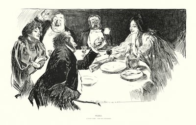 Puzzle (litográfia) alkotó: Charles Dana Gibson